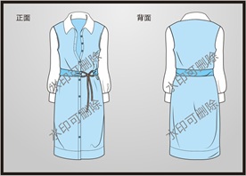 服装设计连衣裙