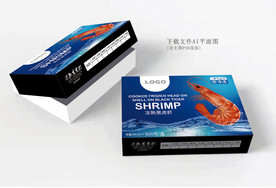 冻熟黑虎虾包装
