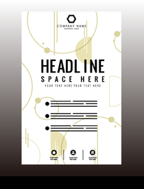 炫彩背景 企业会议 会议展板