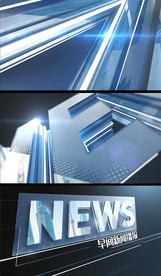 早间新闻播报AE视频片头