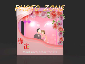 photo zone景框