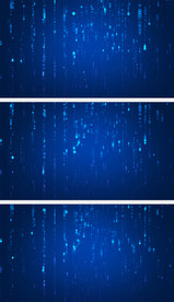 4k蓝色LED粒子背景视频