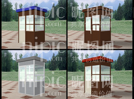 门卫房休息室厕所卫生间效果图