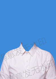 女生白衬衫模板