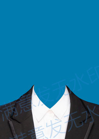 女性证件照西装模板