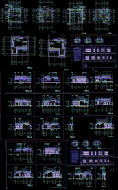 新中式民居施工图