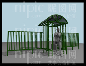 小区出入口围栏