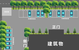 某机关单位绿化效果图