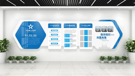 企业文化墙公司形象墙