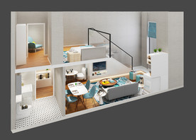 LOFT公寓装修效果图