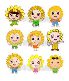 卡通向日葵CDR特别版合集