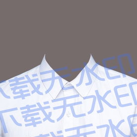 衬衫证件照模板