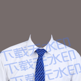 西装证件照模板