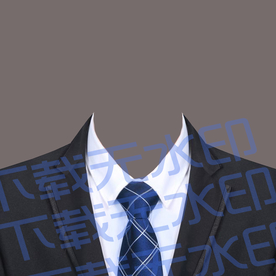 西装证件照模板
