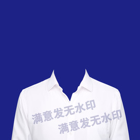 证件照白色衬衫