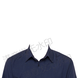 证件照蓝色衬衫