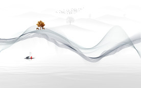 新中式电视背景墙