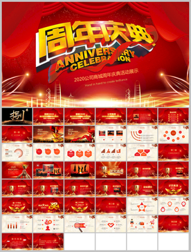 10周年庆典PPT