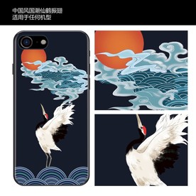 中国风国潮仙鹤振翅