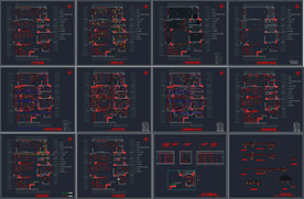 家装CAD全套标准施工图
