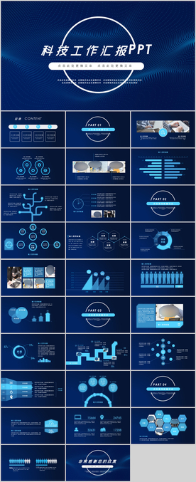 科技工作汇报PPT