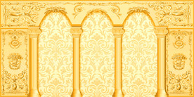 欧式香槟金巴洛克罗马宫廷风背景