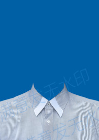 证件照灰色衬衫