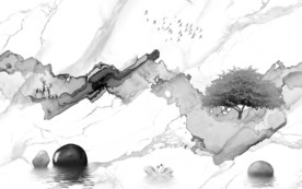 高档大气装饰画 TIF分层