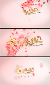 喜结良缘婚礼请帖视频片头