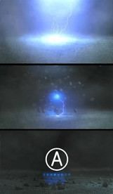 大气电击破地而出LOGO演绎