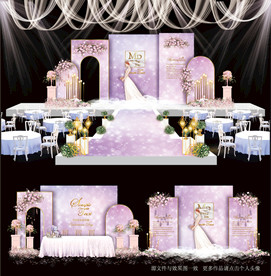 婚礼喷绘效果图