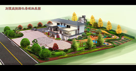 别墅景观园林效果图源文件