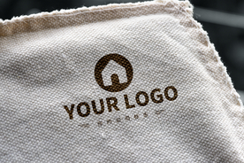 麻布帆布尼龙布LOGO效果样机