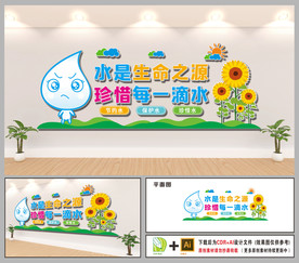 节约用水文化墙