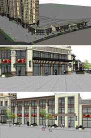 商业表现设计SU模型