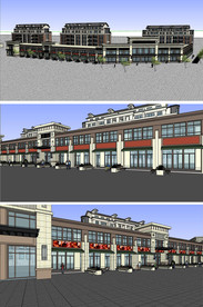 商业高层设计方案表现