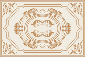 欧式花纹吊顶图片