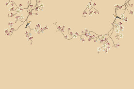 手绘超高清背景墙