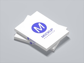 书本笔记本封面样机