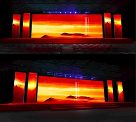 舞台设计PSD效果图