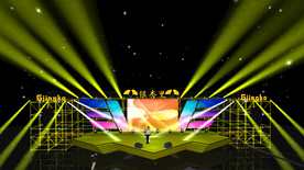 舞台 灯光 音响 3D效果图