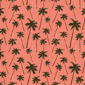 椰子树 印花 沙滩裤