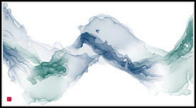 抽象意境水墨画