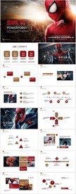 蜘蛛侠动态PPT模板