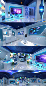 全套机器人展厅3DMAX模型