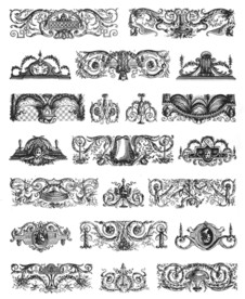 欧式花纹 葡萄酒纹饰