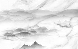 现代大气唯美山水 TIF分层