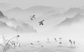 大气意境唯美山水 TIF分层