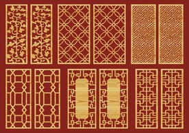 花纹隔断
