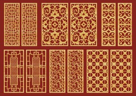 花纹隔断